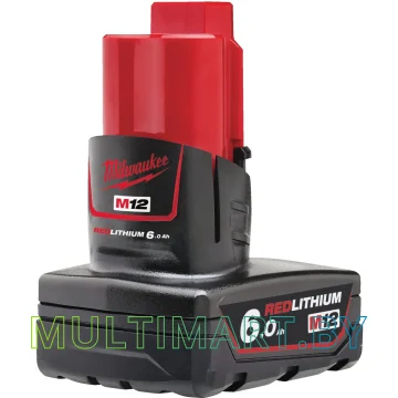 Аккумулятор Milwaukee M12 B6 4932451395 (12В/6 Ач)  картинка 2